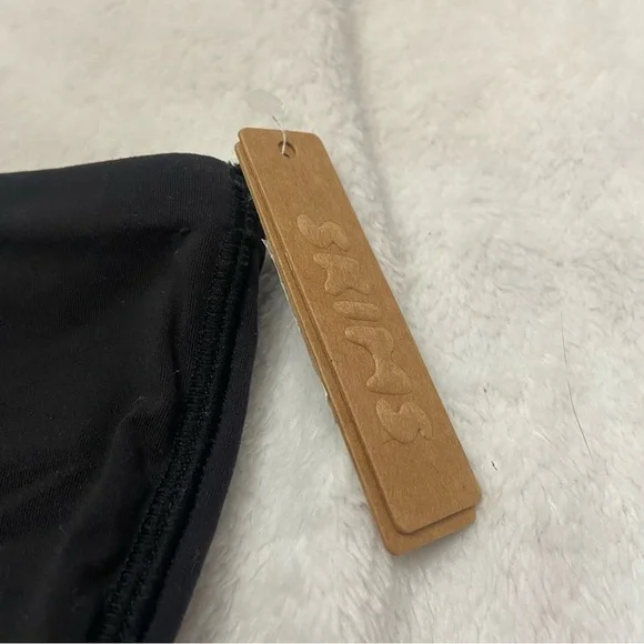 New! Skims Black Fits Everybody Bandeau Bra Onyx black nwt 28674 - Picture 3 of 8